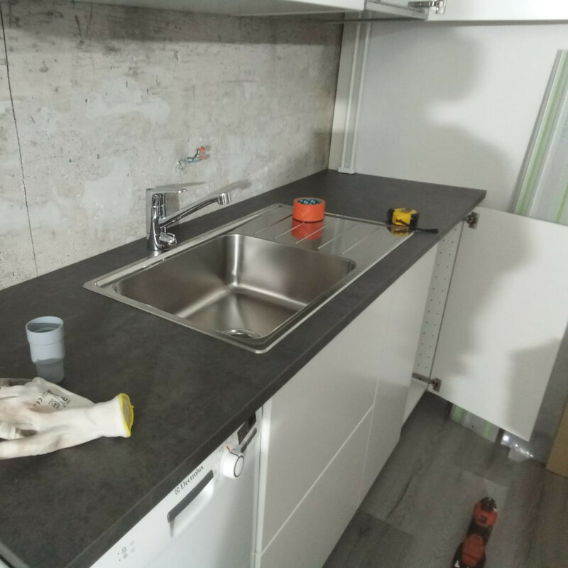 Ikea-keittiön asennus